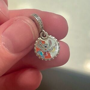 Disney cruise line exclusive Pirate Stitch Pandora dangle charm with logo